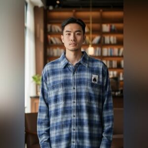 mutual weave Men's Size 2XL Ace Of Spade Flannel Shirt